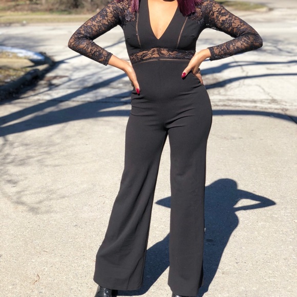 Long Sleeve Jumpsuit - Picture 2 of 4